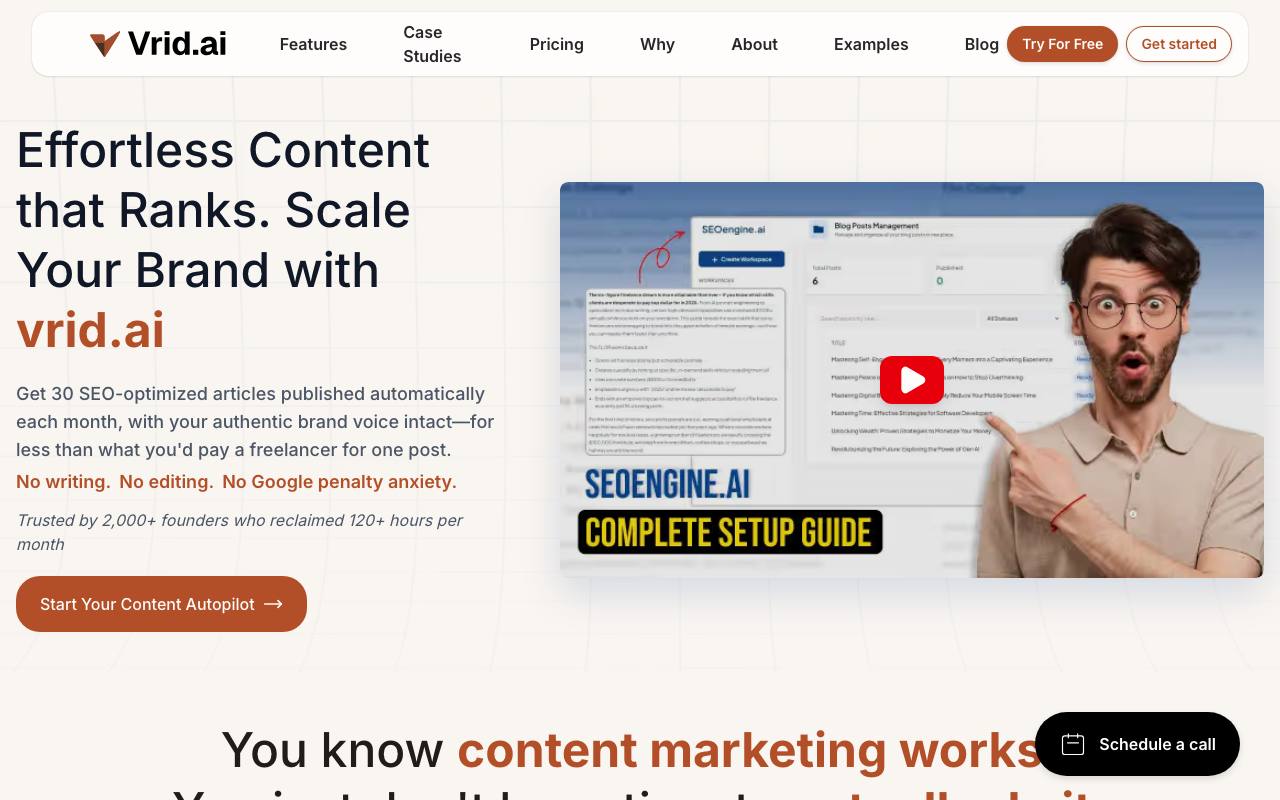 SEOEngine AI screenshot