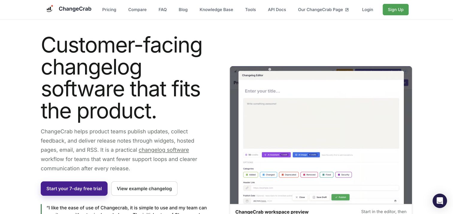 ChangeCrab screenshot