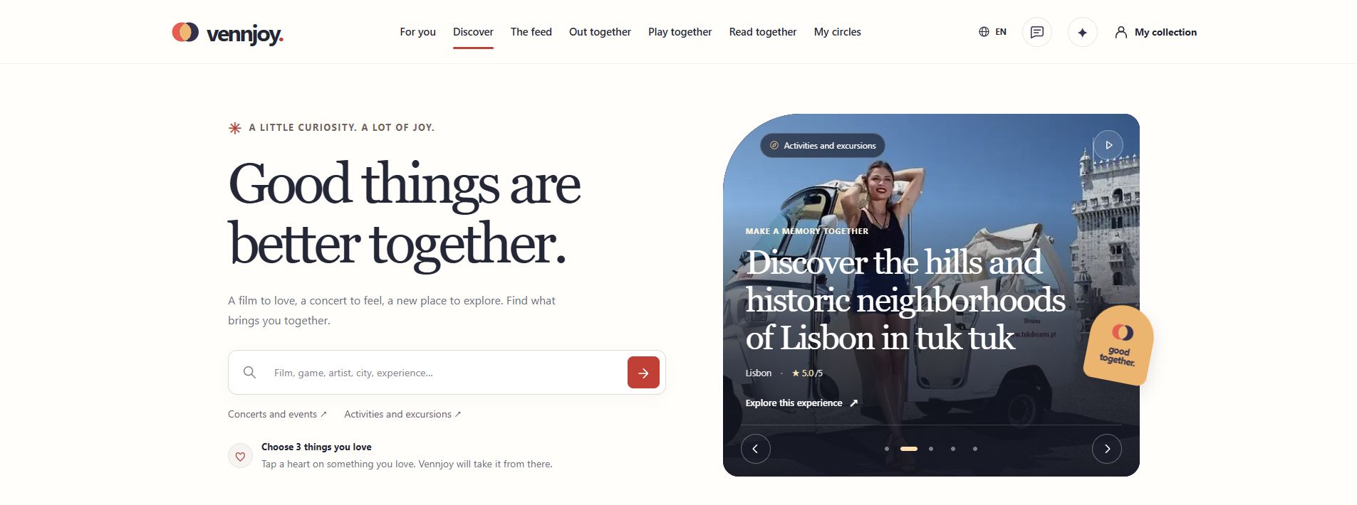 Vennjoy screenshot