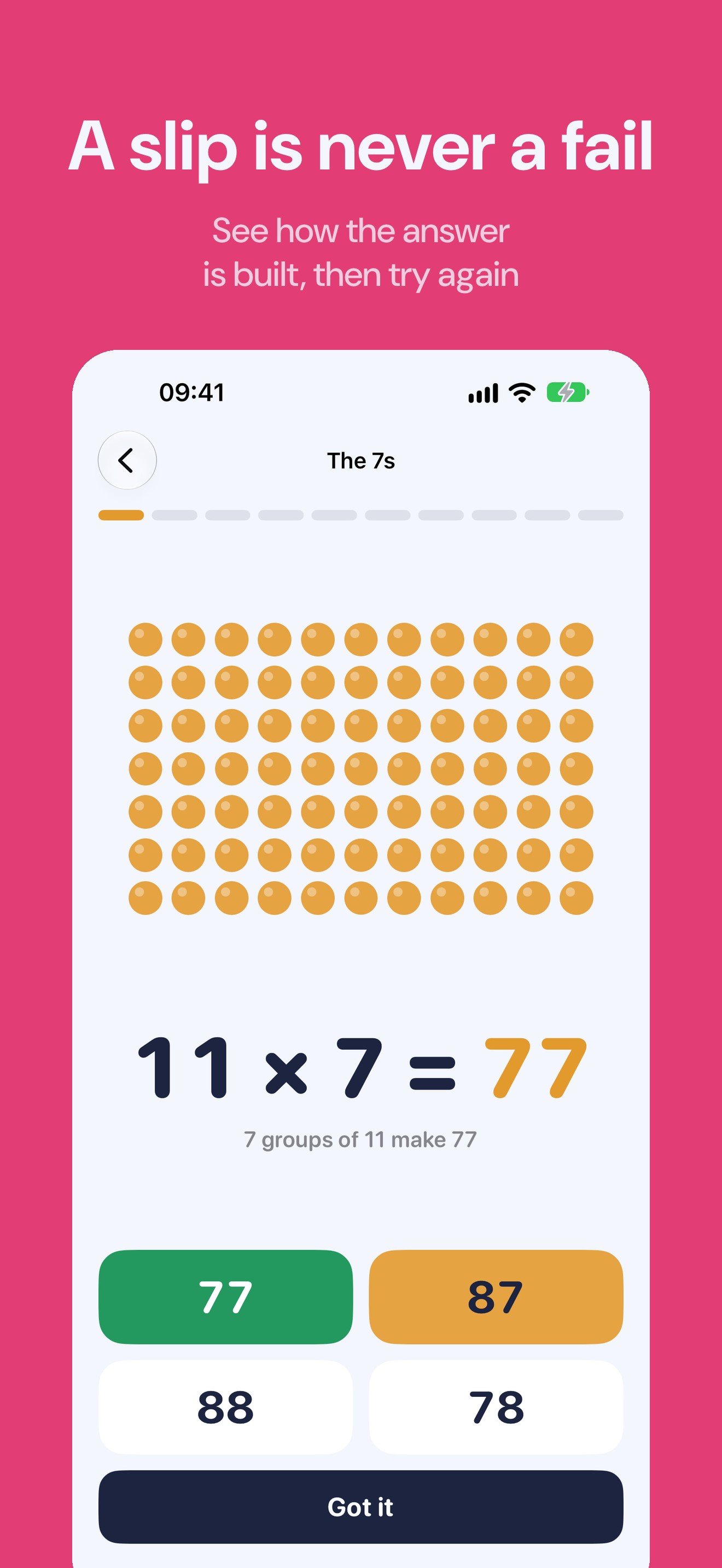 Multipop: times tables for kids screenshot