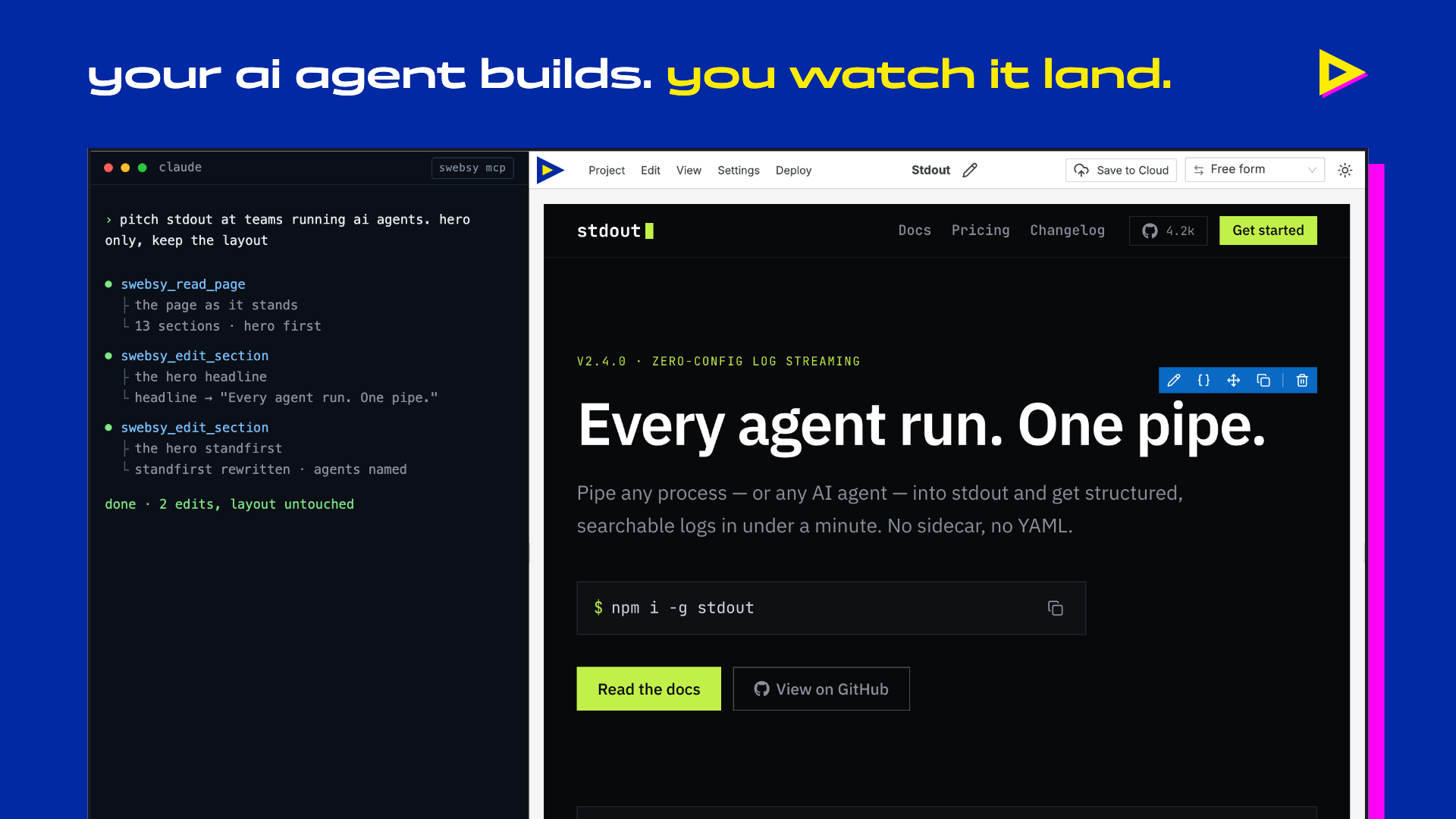 Swebsy screenshot