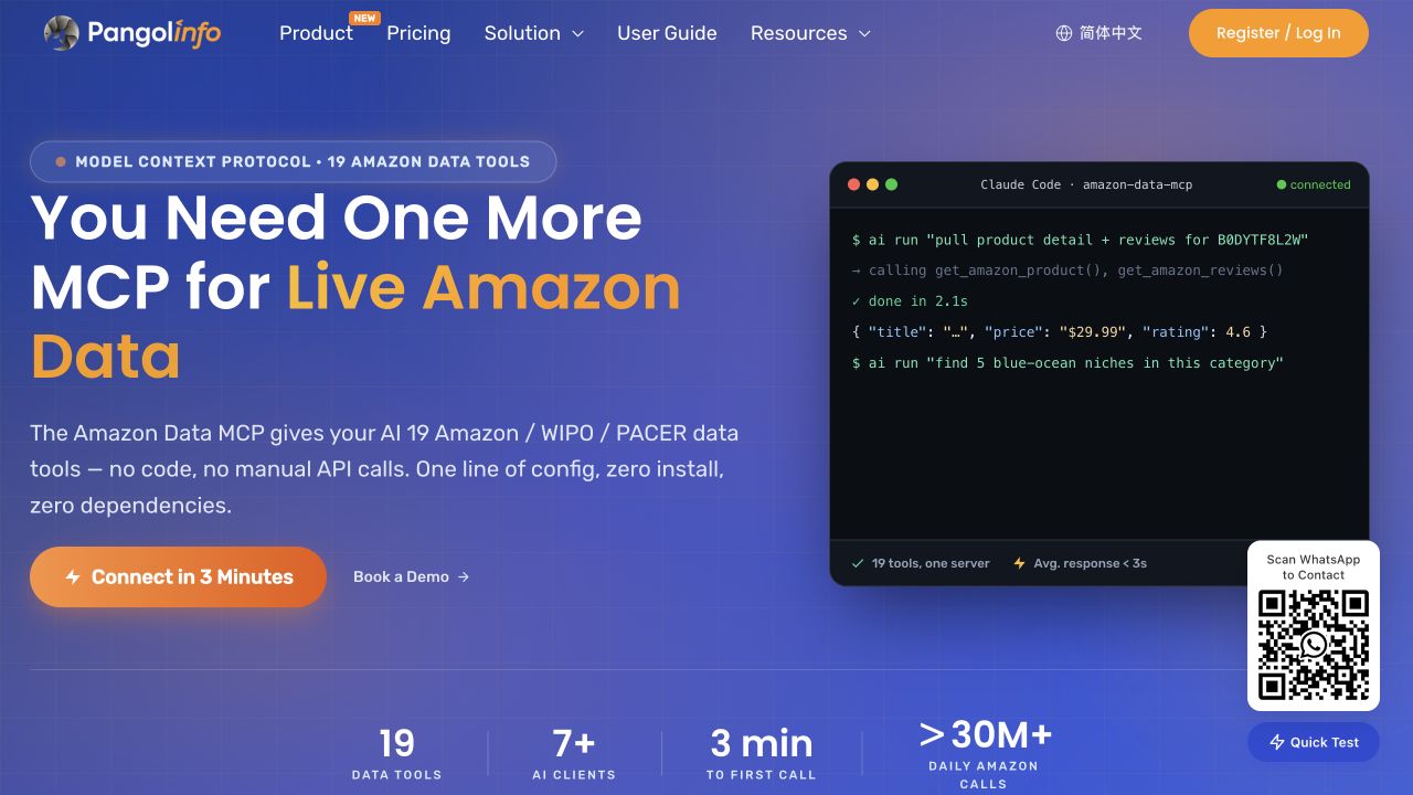 Pangolinfo screenshot