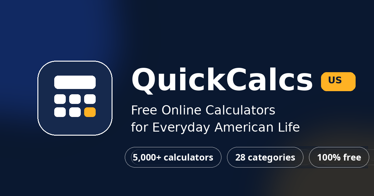QuickCalcsUS screenshot