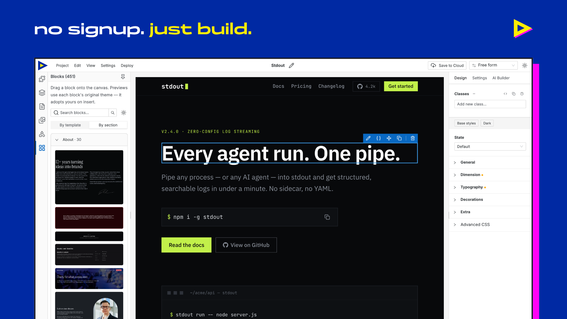 Swebsy screenshot