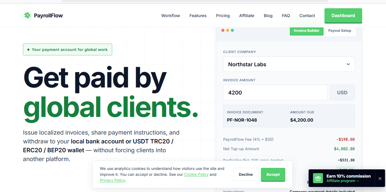 PayrollFlow screenshot
