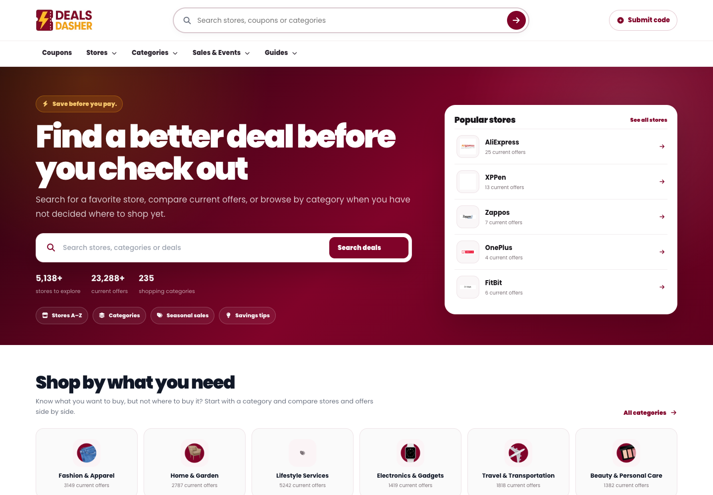 DealsDasher screenshot