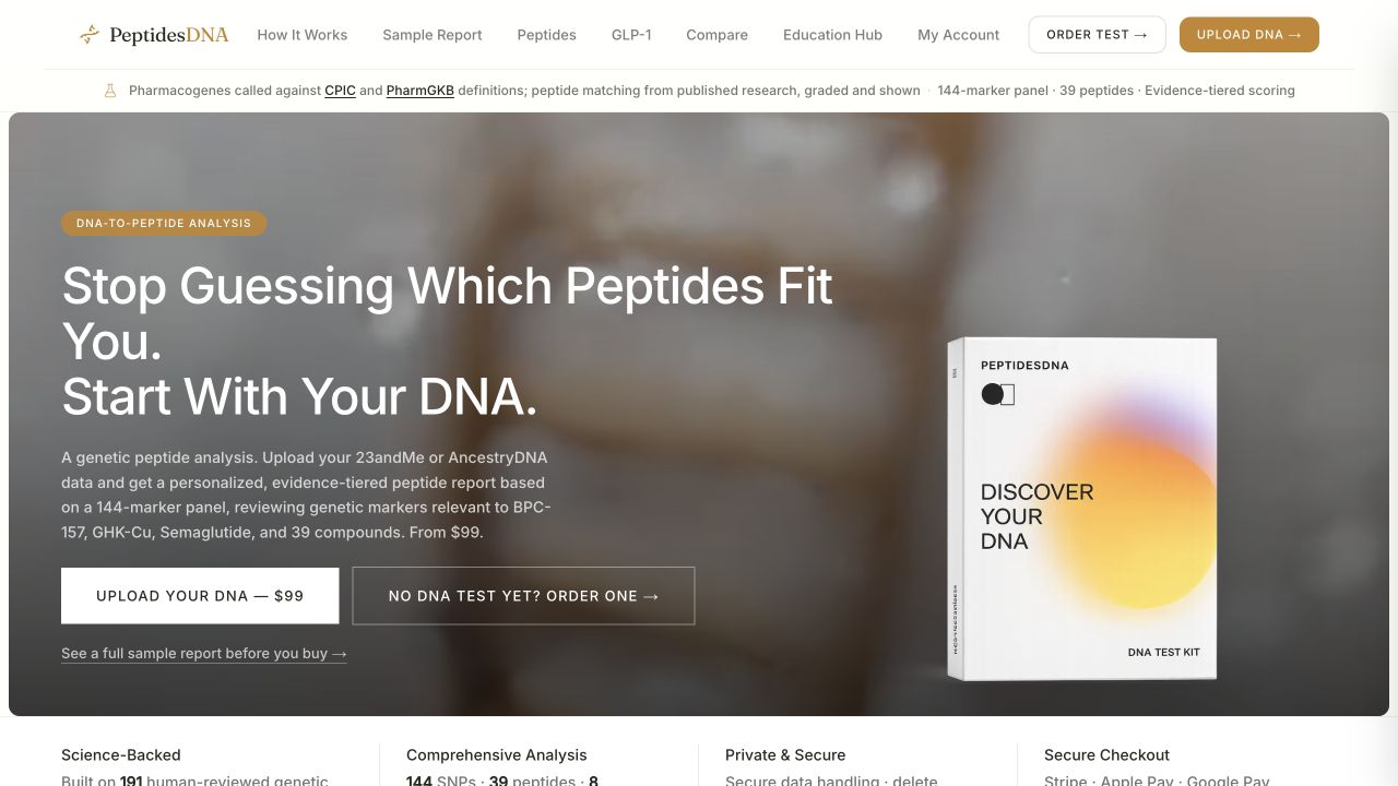 PeptidesDNA screenshot