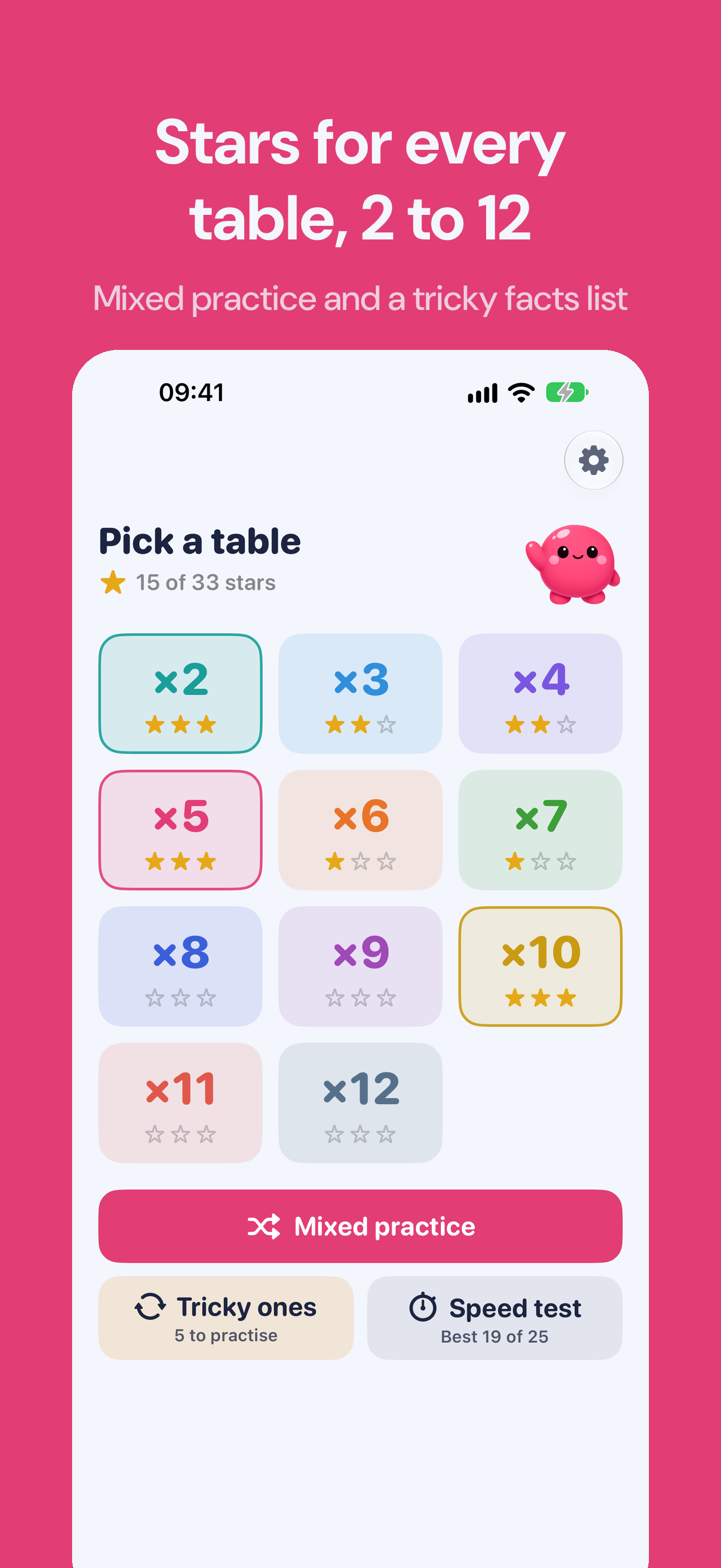Multipop: times tables for kids screenshot