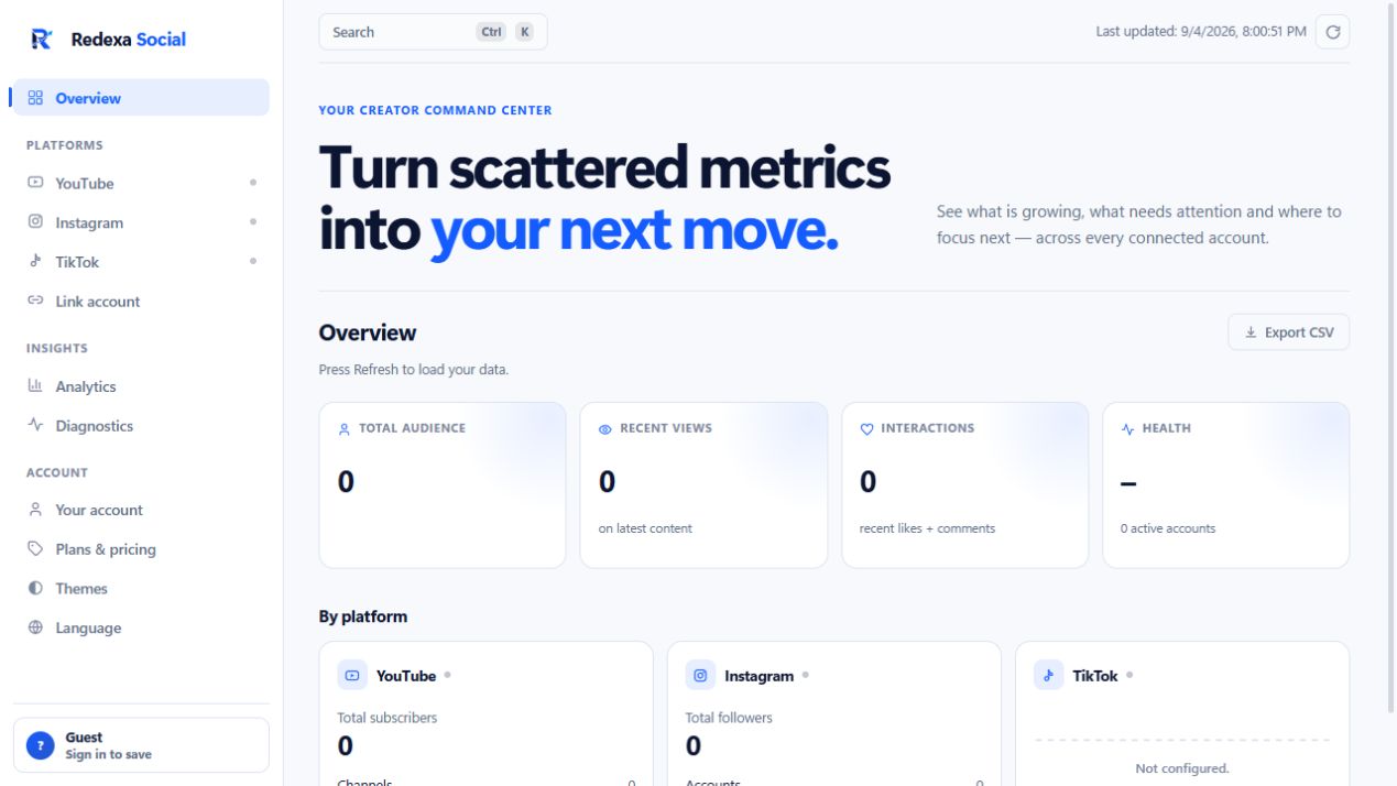 Redexa Social screenshot