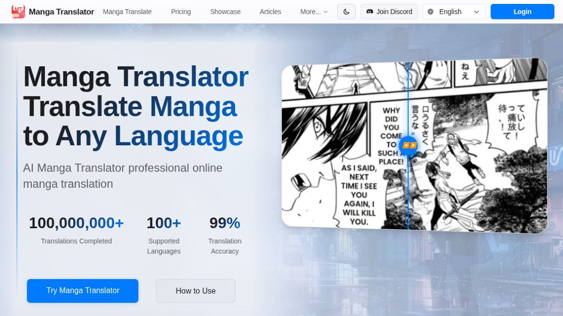 MangaTranslate screenshot