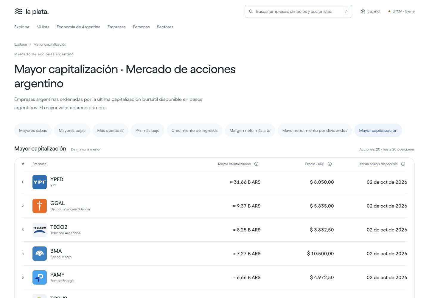 La Plata screenshot