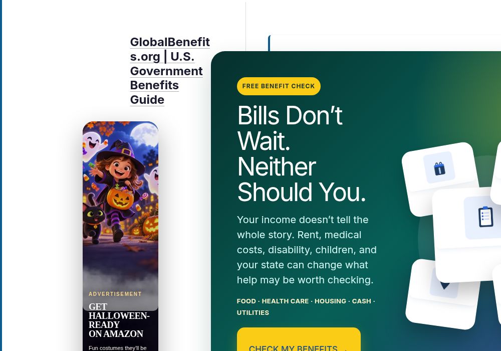 GlobalBenefits.org screenshot