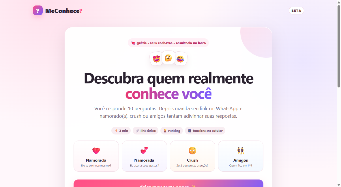 MeConhece? screenshot