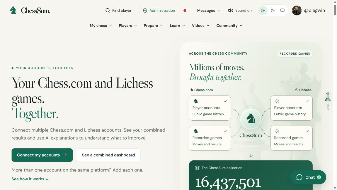 ChessSum screenshot