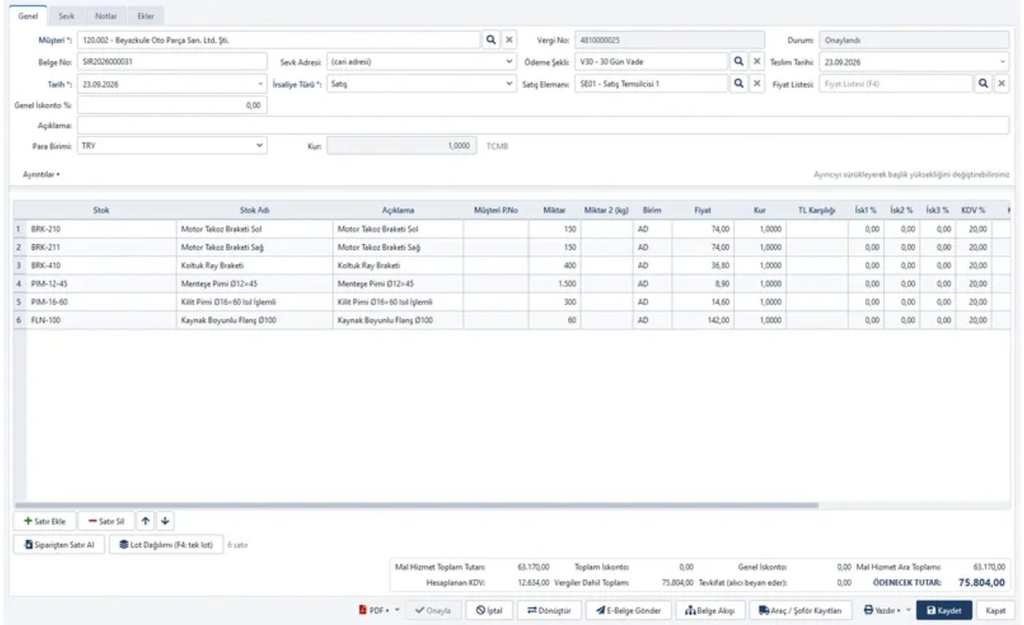 PakERP One screenshot