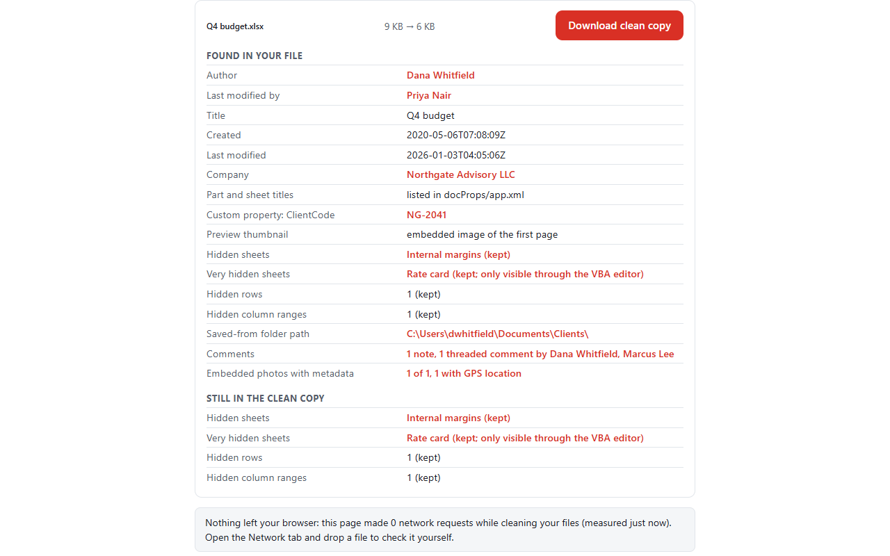 Doc Scrubber screenshot