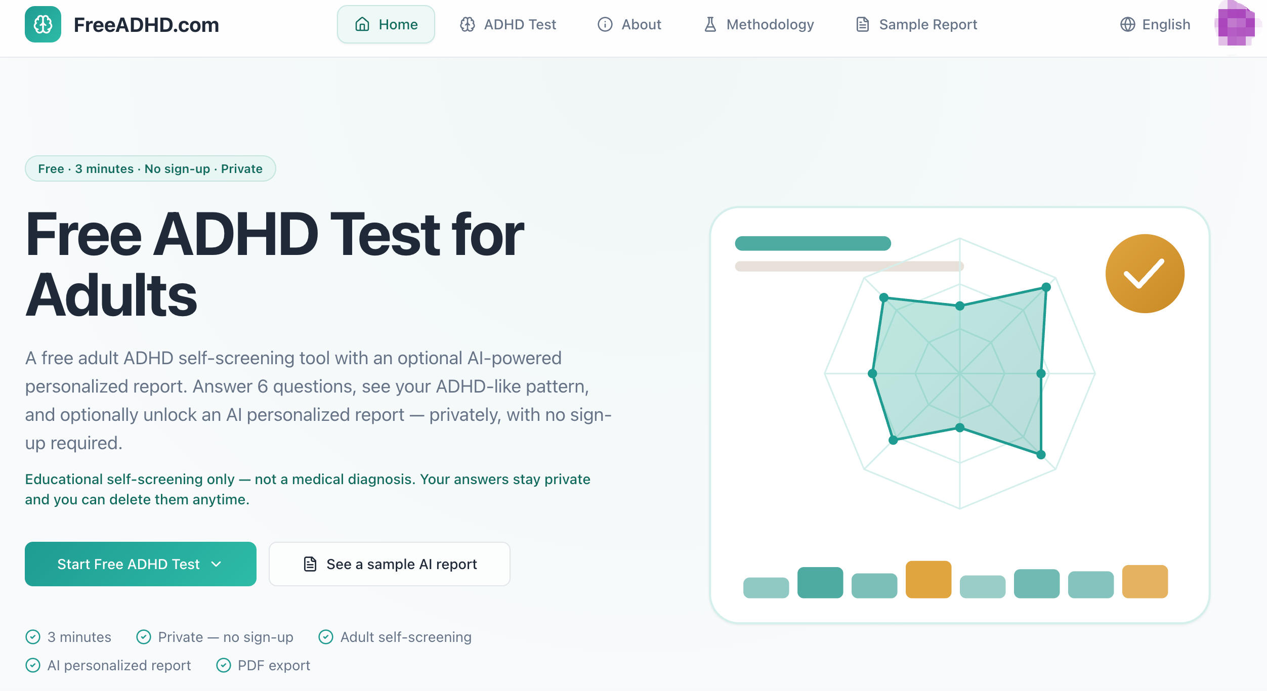ADHD Test screenshot